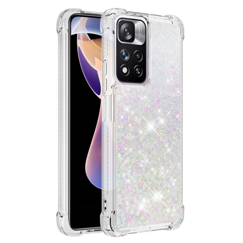 Cover Xiaomi Redmi Note 11 Pro Plus 5G Ønsker Glitter