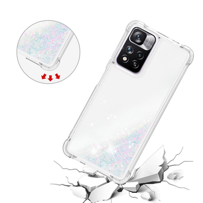 Cover Xiaomi Redmi Note 11 Pro Plus 5G Ønsker Glitter