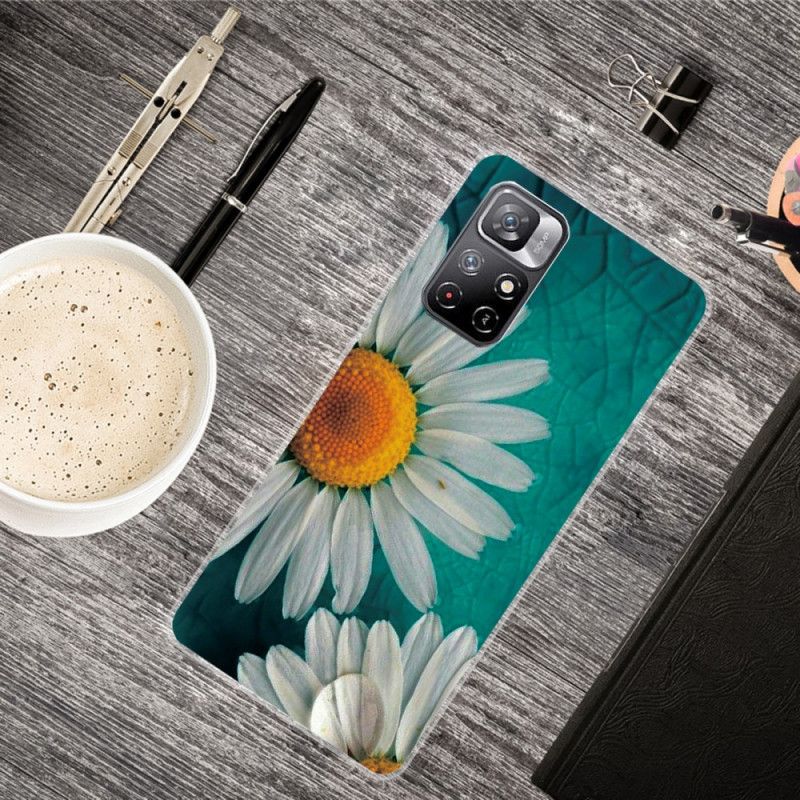 Cover Xiaomi Redmi Note 11 Pro Plus 5G Silicone Daisy