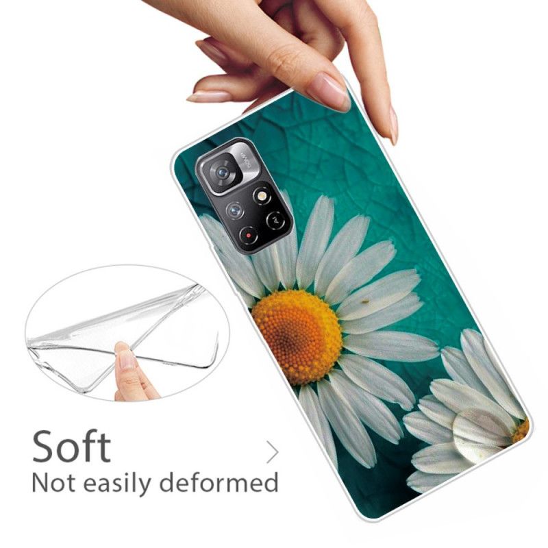 Cover Xiaomi Redmi Note 11 Pro Plus 5G Silicone Daisy