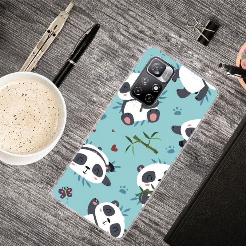 Cover Xiaomi Redmi Note 11 Pro Plus 5G Silikonebunke Pandaer