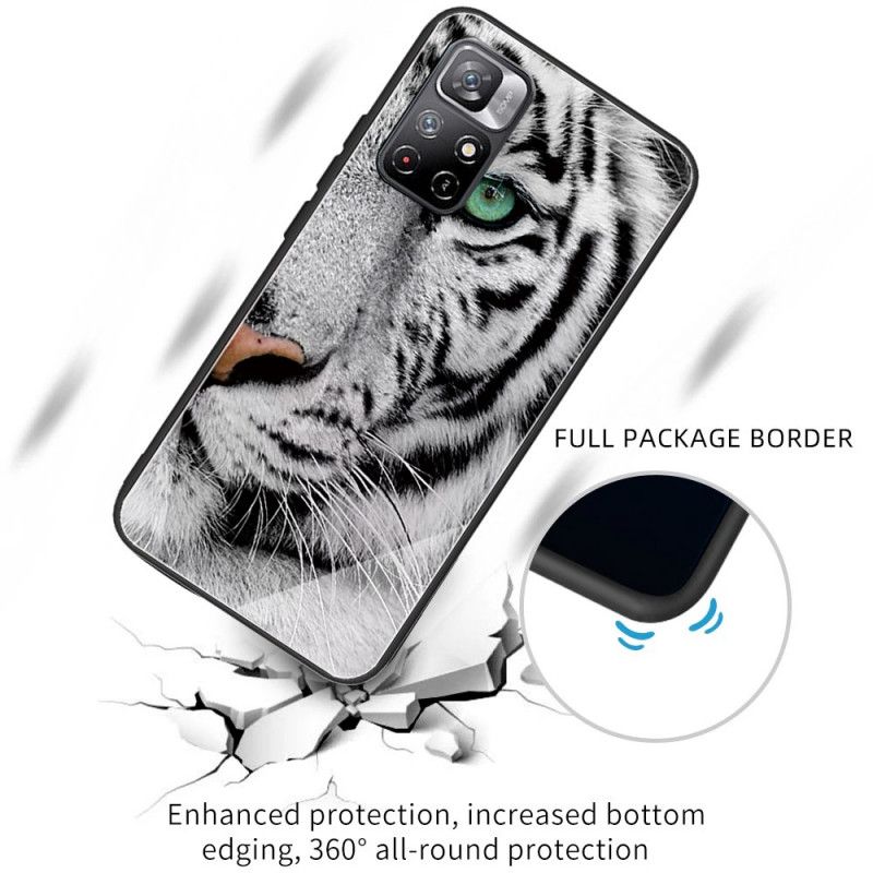 Cover Xiaomi Redmi Note 11 Pro Plus 5G Tiger Hærdet Glas