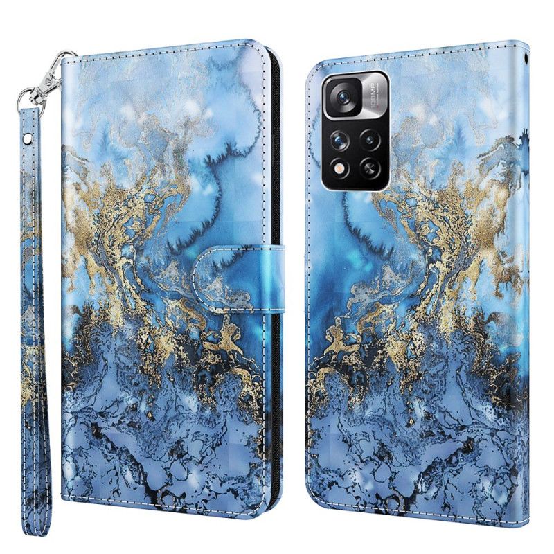 Flip Cover Xiaomi Redmi Note 11 Pro Plus 5G 3d Marmormønster