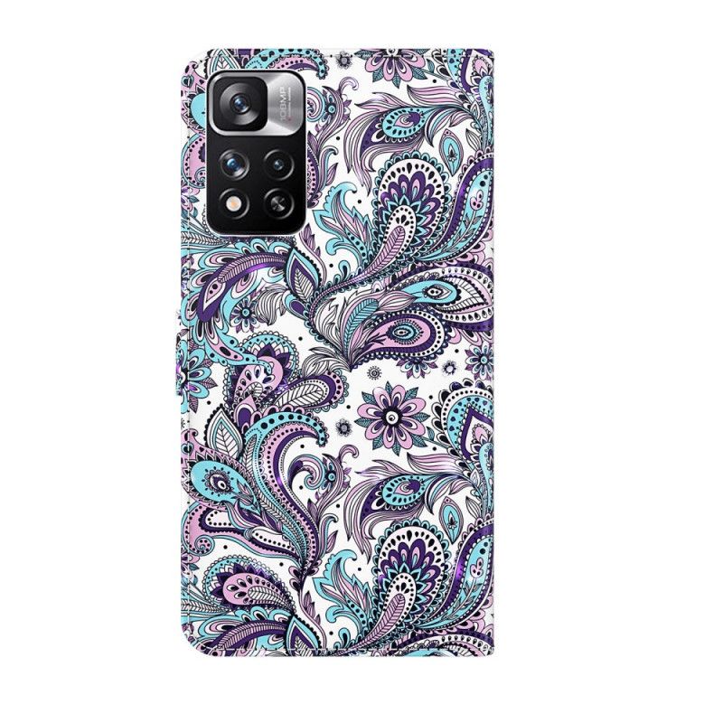 Flip Cover Xiaomi Redmi Note 11 Pro Plus 5G Blomster 3d Mønstre