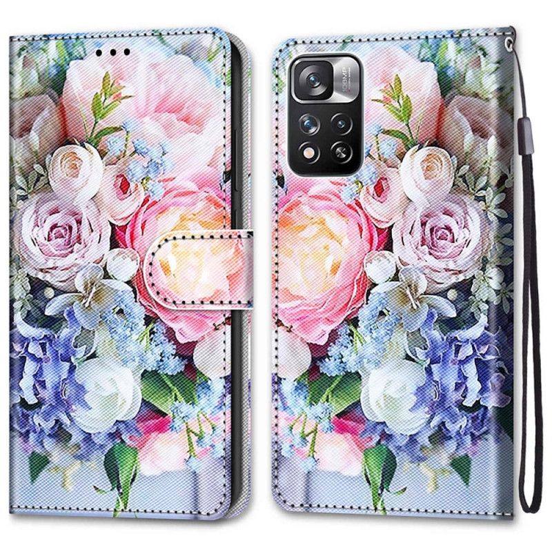 Flip Cover Xiaomi Redmi Note 11 Pro Plus 5G Blomstervidunder