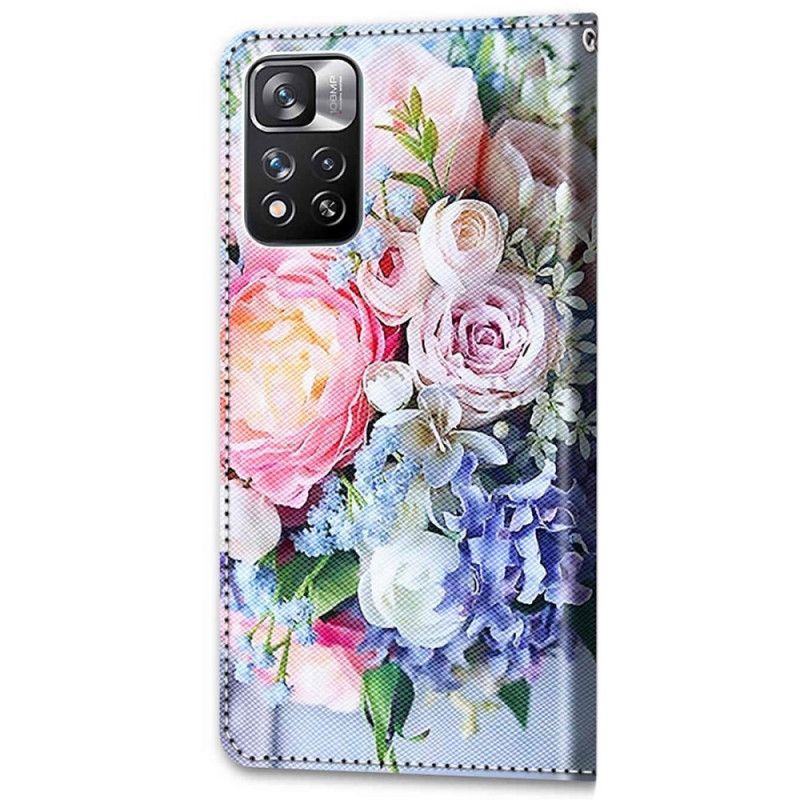 Flip Cover Xiaomi Redmi Note 11 Pro Plus 5G Blomstervidunder