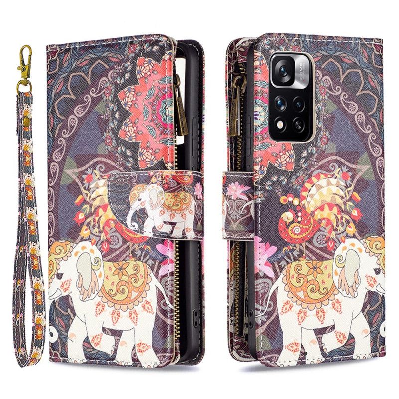 Flip Cover Xiaomi Redmi Note 11 Pro Plus 5G Elefant Lynlåslomme