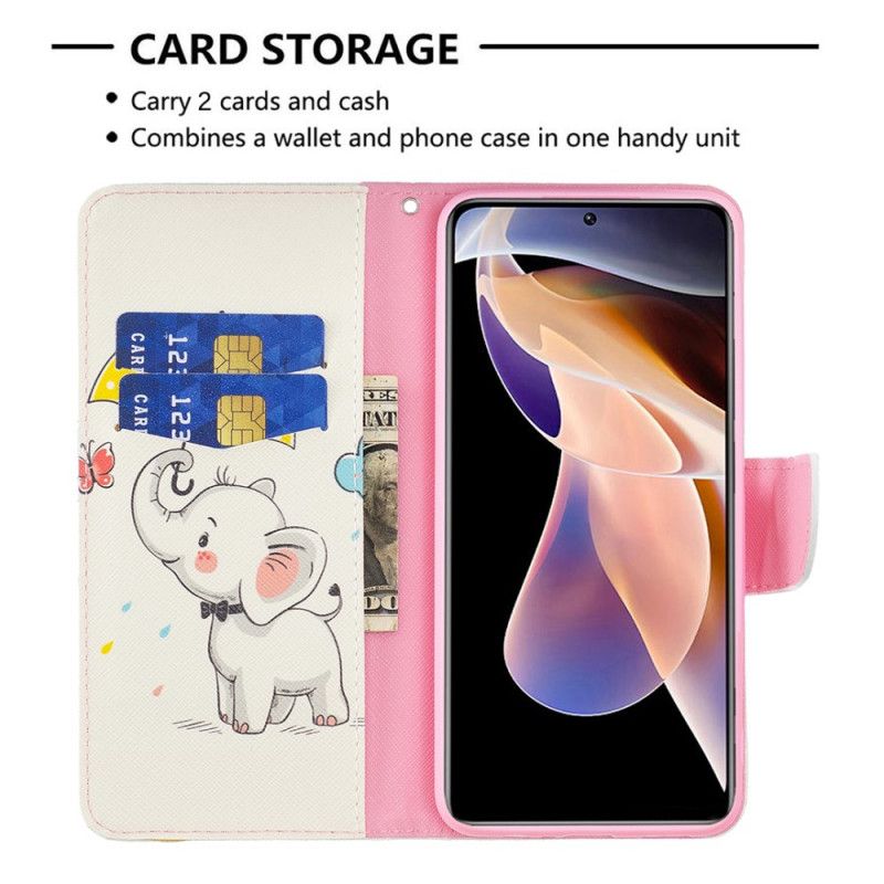 Flip Cover Xiaomi Redmi Note 11 Pro Plus 5G Elefantunge