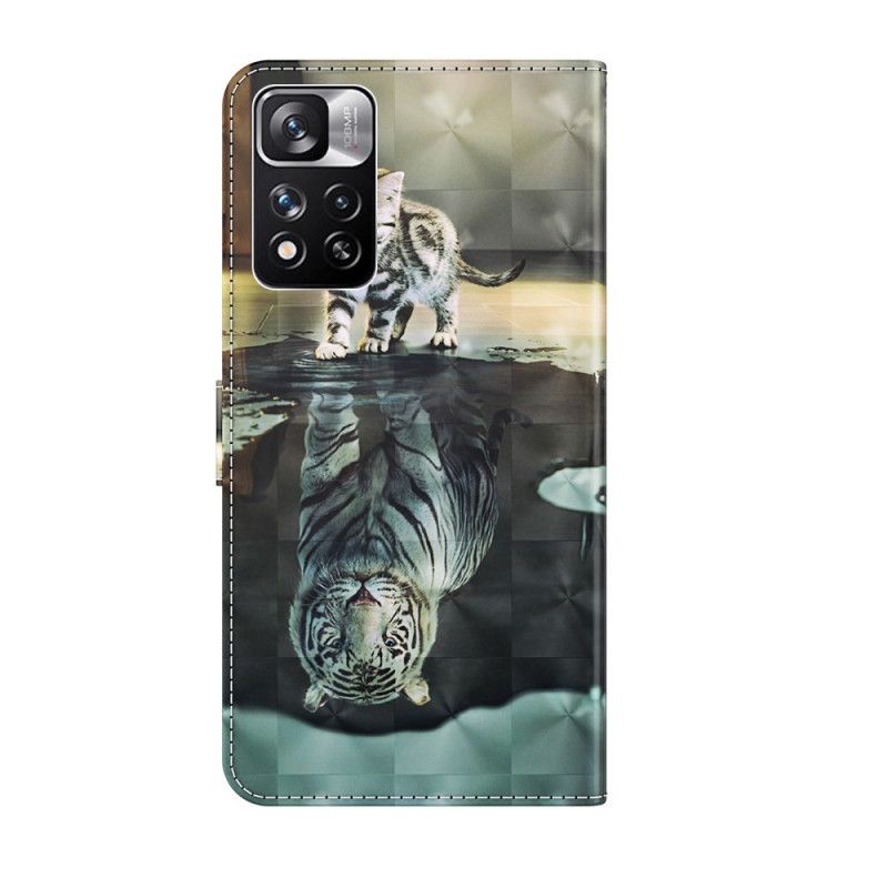 Flip Cover Xiaomi Redmi Note 11 Pro Plus 5G Ernest The Tiger 3d