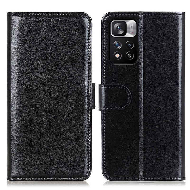 Flip Cover Xiaomi Redmi Note 11 Pro Plus 5G Finesse Imiteret Læder