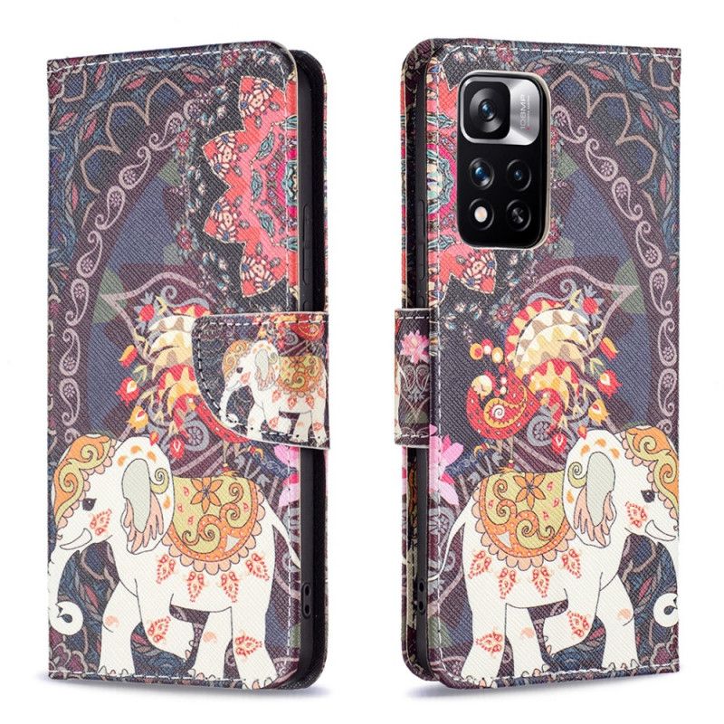 Flip Cover Xiaomi Redmi Note 11 Pro Plus 5G Indisk Elefant