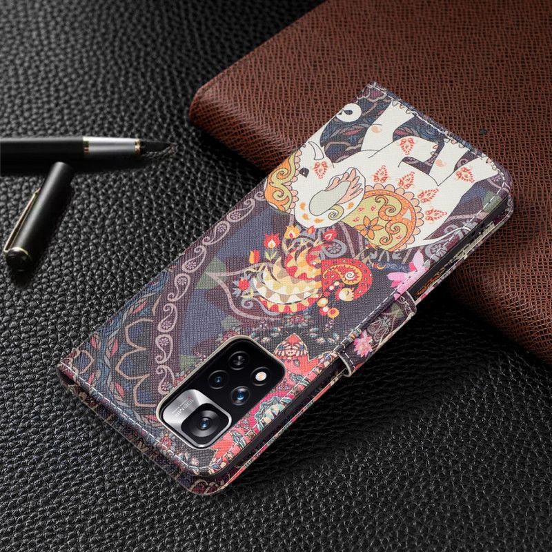 Flip Cover Xiaomi Redmi Note 11 Pro Plus 5G Indisk Elefant