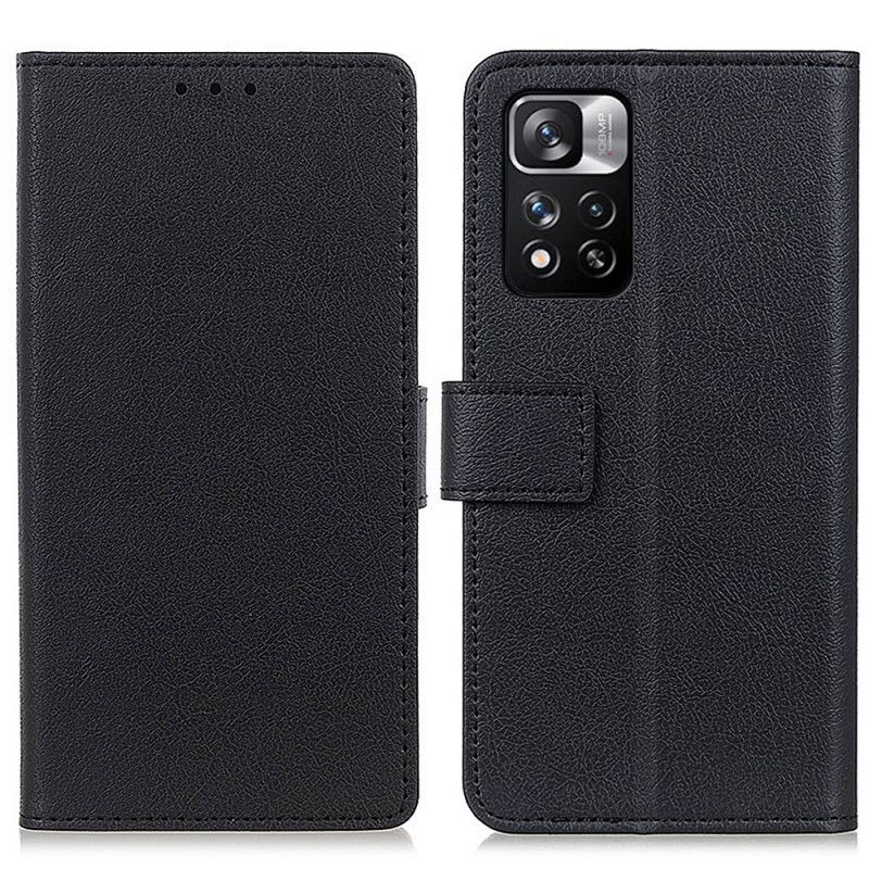 Flip Cover Xiaomi Redmi Note 11 Pro Plus 5G Klassisk Lædereffekt