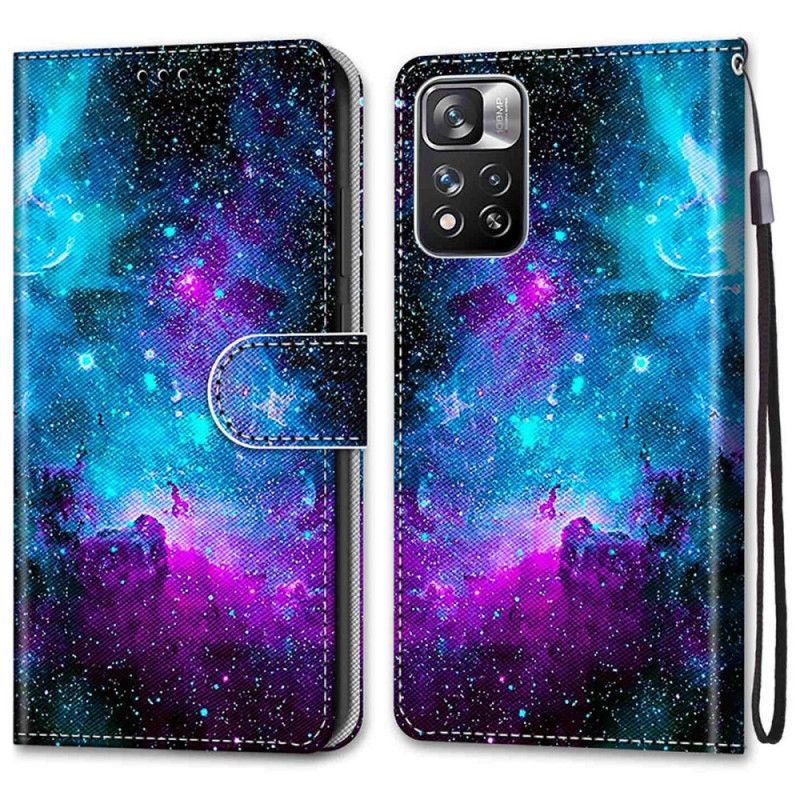 Flip Cover Xiaomi Redmi Note 11 Pro Plus 5G Kosmisk Himmel