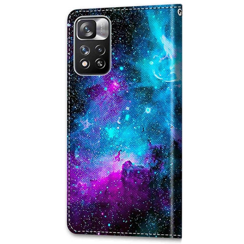 Flip Cover Xiaomi Redmi Note 11 Pro Plus 5G Kosmisk Himmel