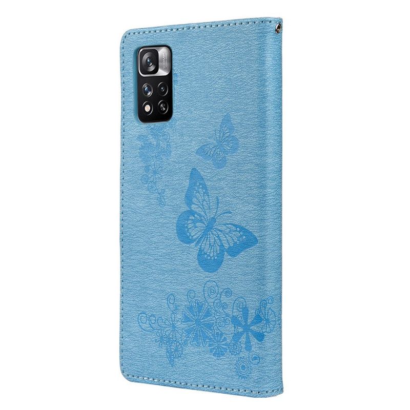 Flip Cover Xiaomi Redmi Note 11 Pro Plus 5G Kun Sommerfugle