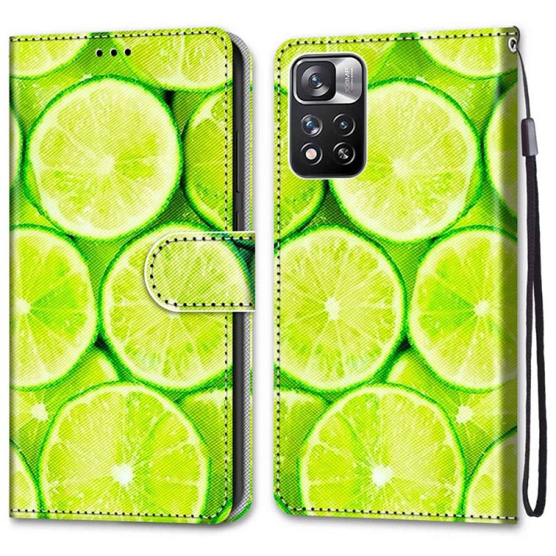 Flip Cover Xiaomi Redmi Note 11 Pro Plus 5G Limes