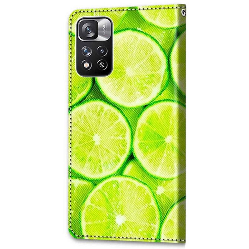 Flip Cover Xiaomi Redmi Note 11 Pro Plus 5G Limes