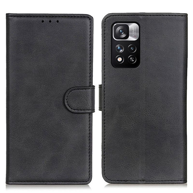 Flip Cover Xiaomi Redmi Note 11 Pro Plus 5G Mat Lædereffekt