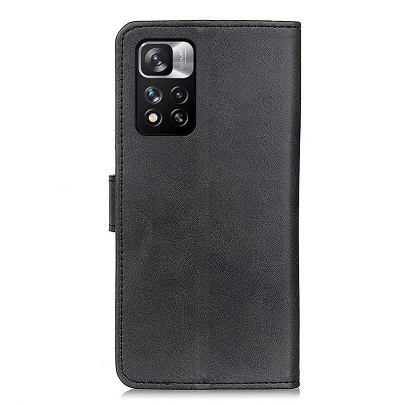 Flip Cover Xiaomi Redmi Note 11 Pro Plus 5G Mat Lædereffekt