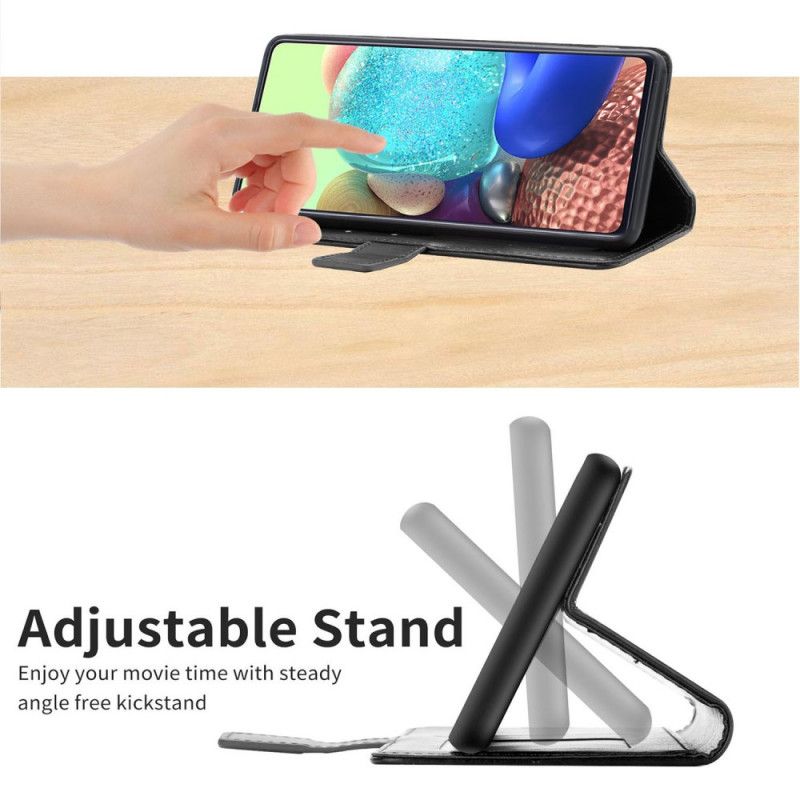 Flip Cover Xiaomi Redmi Note 11 Pro Plus 5G Med Snor Geometrisk Strappy Læderstil