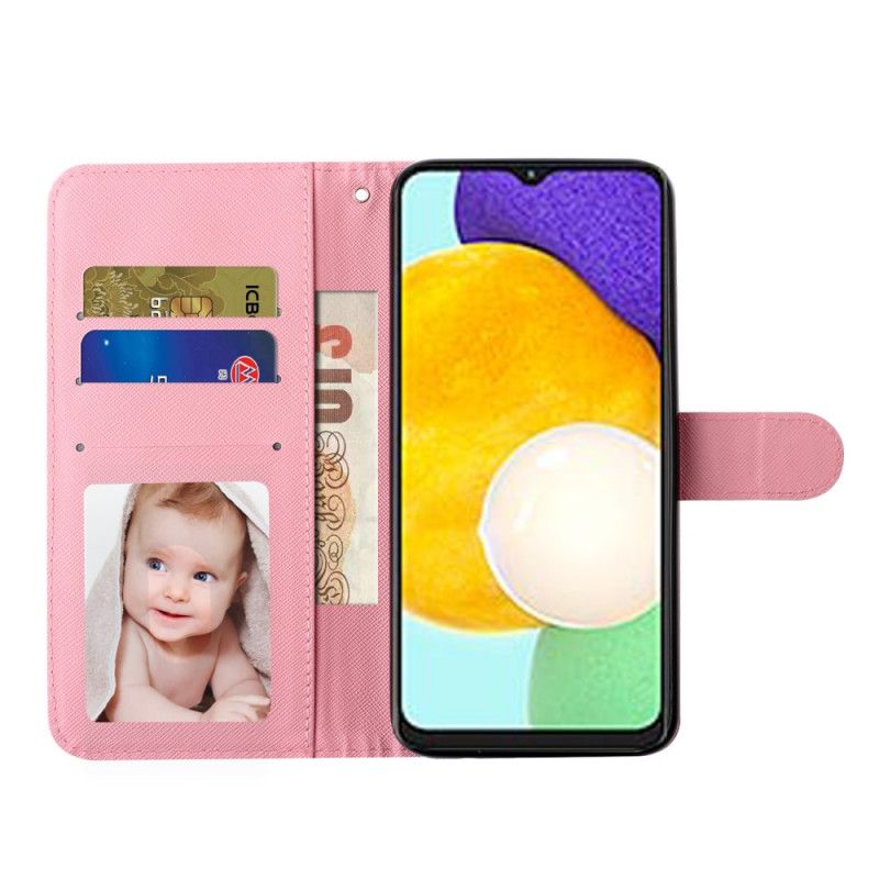 Flip Cover Xiaomi Redmi Note 11 Pro Plus 5G Med Snor Liberty Strap Blomster