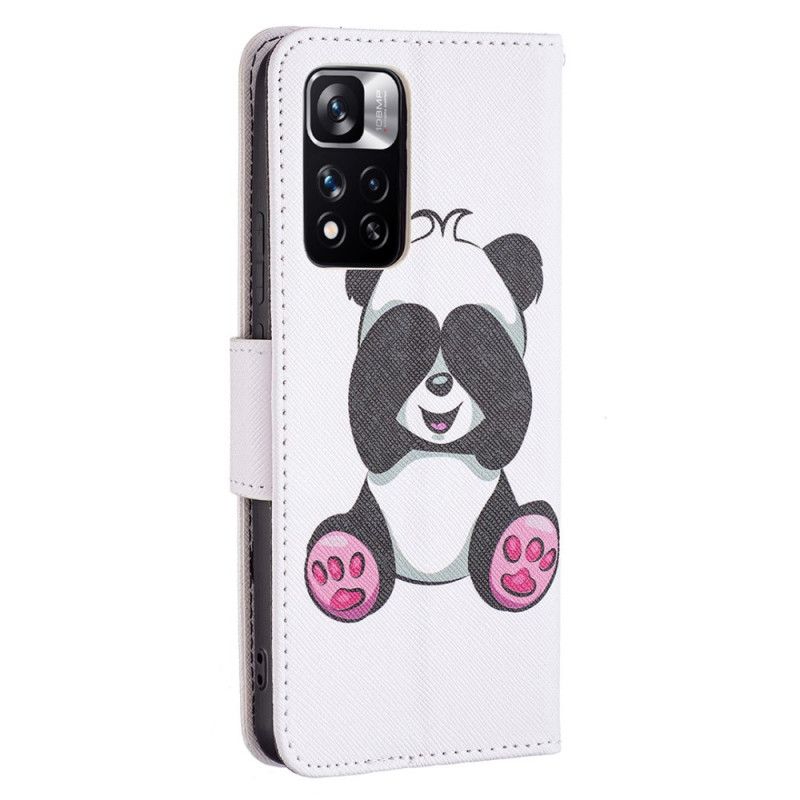 Flip Cover Xiaomi Redmi Note 11 Pro Plus 5G Panda Sjov