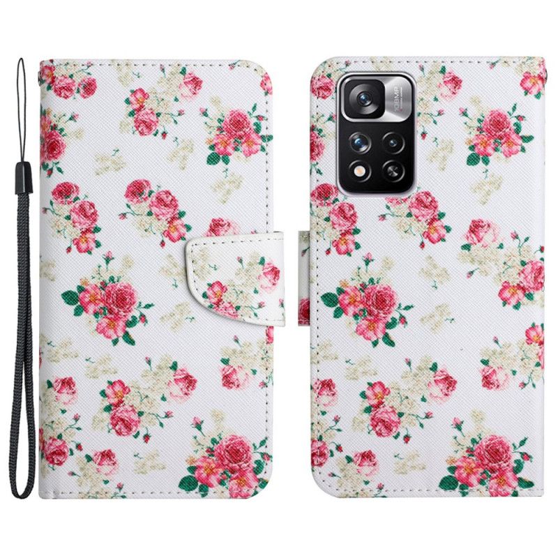 Flip Cover Xiaomi Redmi Note 11 Pro Plus 5G Royal Liberty Blomster