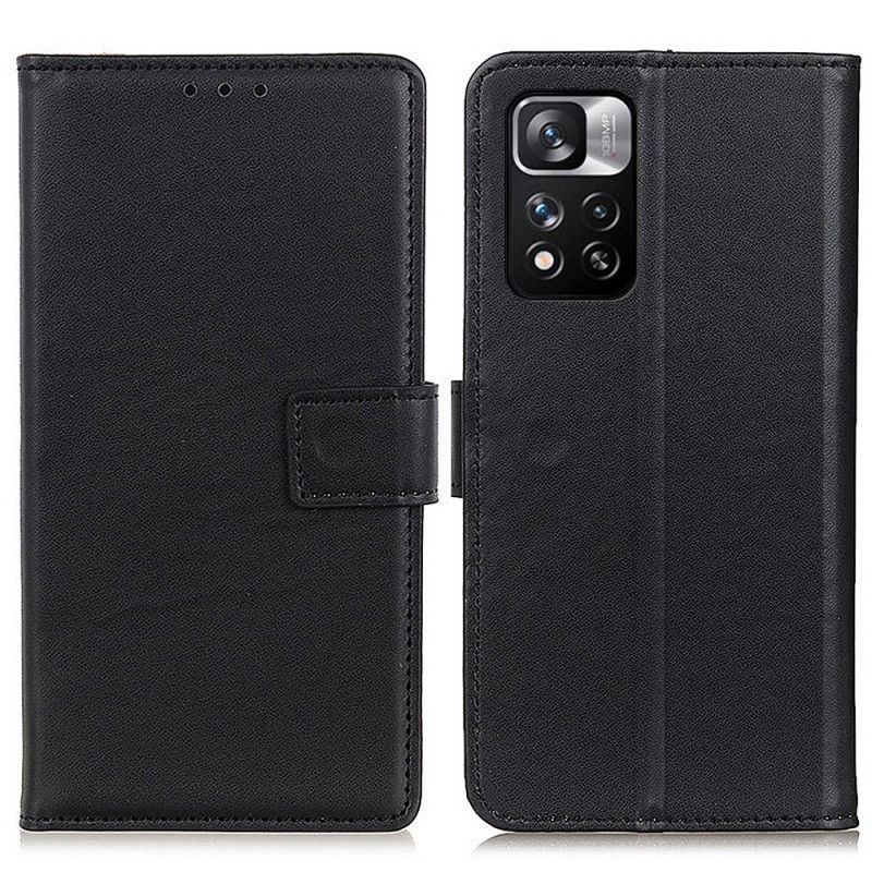 Flip Cover Xiaomi Redmi Note 11 Pro Plus 5G Simpelt Kunstlæder