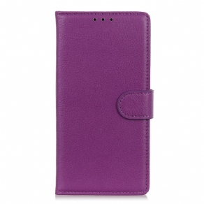 Flip Cover Xiaomi Redmi Note 11 Pro Plus 5G Traditionelt Litchi-læder