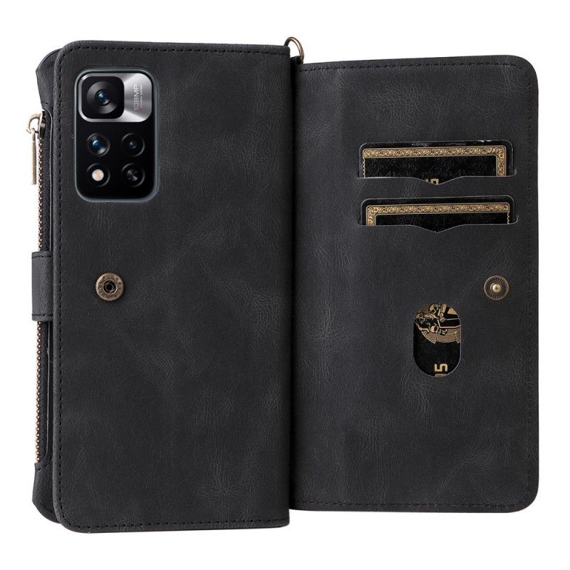 Flip Cover Xiaomi Redmi Note 11 Pro Plus 5G Vintage Multifunktionel