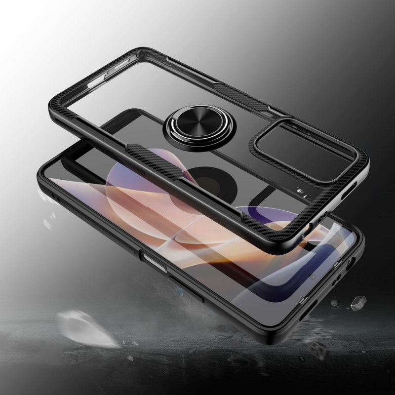 Mobilcover Xiaomi Redmi Note 11 Pro Plus 5G Carbon Fiber Metal Ring