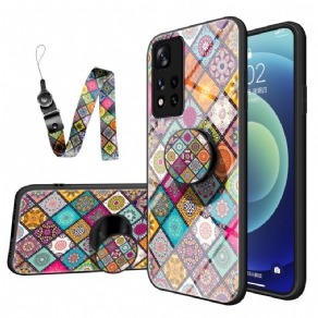 Mobilcover Xiaomi Redmi Note 11 Pro Plus 5G Magnetisk Patchworkholder