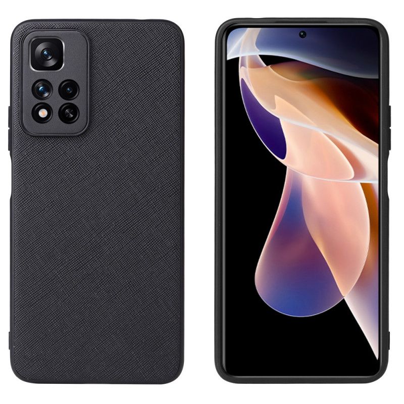 Mobilcover Xiaomi Redmi Note 11 Pro Plus 5G Tekstureret Læderstil