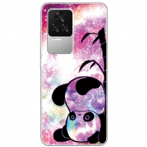 Cover Poco F4 Silicone Panda Reverse