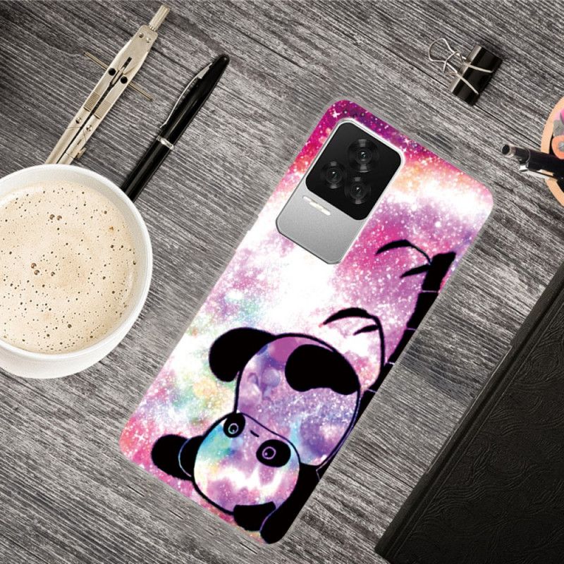 Cover Poco F4 Silicone Panda Reverse