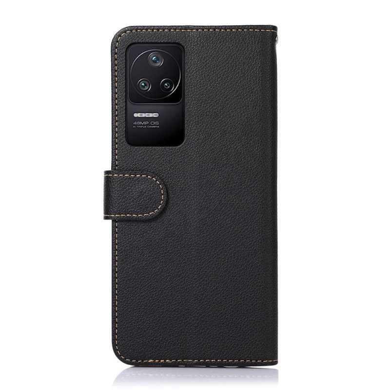 Flip Cover Poco F4 Liche Style Rfid Khazneh