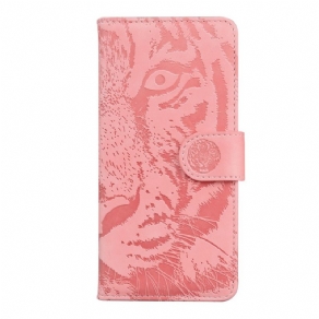 Flip Cover Poco F4 Tiger Footprint