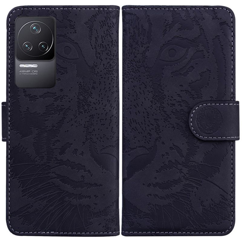 Flip Cover Poco F4 Tiger Footprint