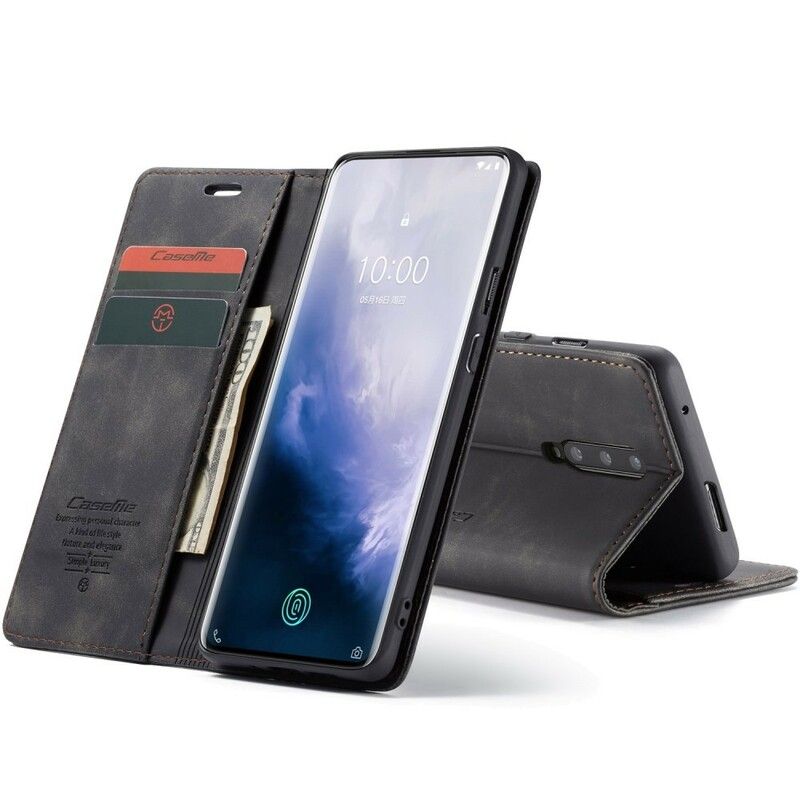 Cover OnePlus 7 Pro Flip Cover Caseme Kunstlæder