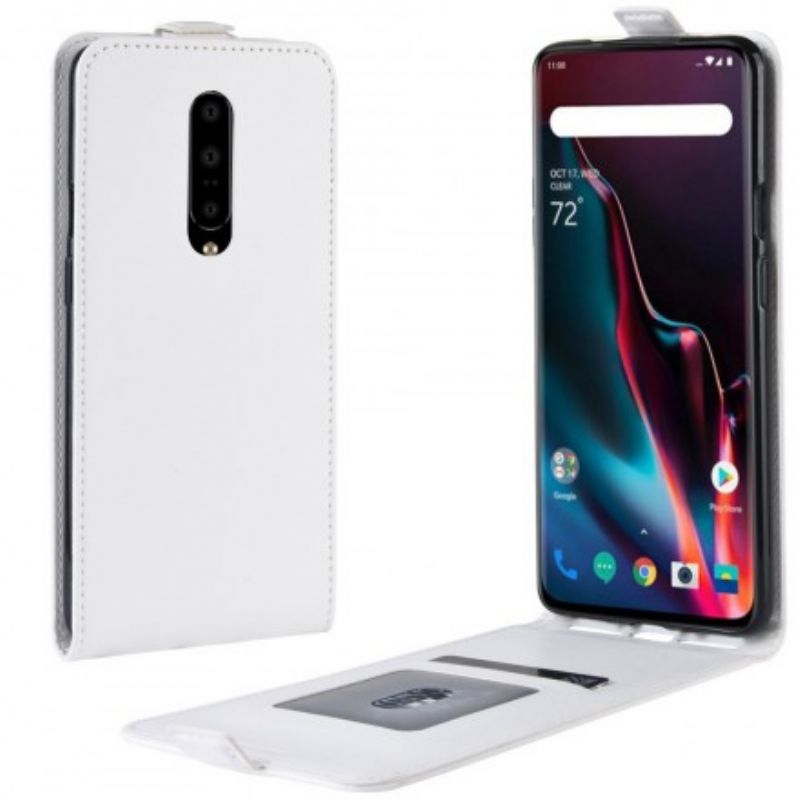 Flip Cover OnePlus 7 Pro Læder Cover Foldbar