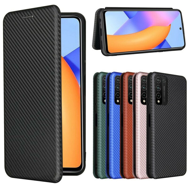 Cover Honor 10X Lite Flip Cover Kulfiber