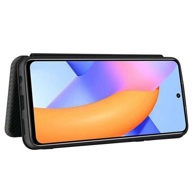 Cover Honor 10X Lite Flip Cover Kulfiber