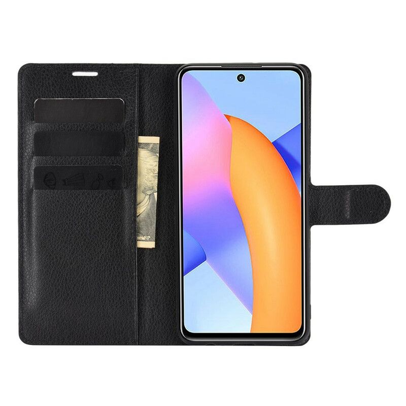 Flip Cover Honor 10X Lite Lychee Classic