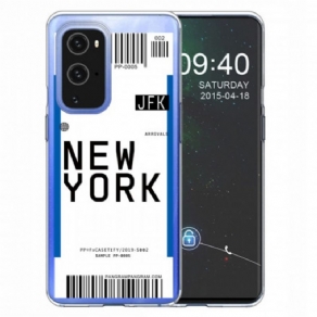 Cover OnePlus 9 Pro Boardingkort Til New York