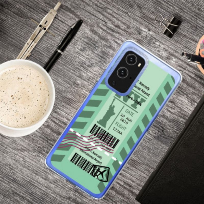 Cover OnePlus 9 Pro Boardingkort Til New York