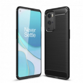 Cover OnePlus 9 Pro Børstet Kulfiber