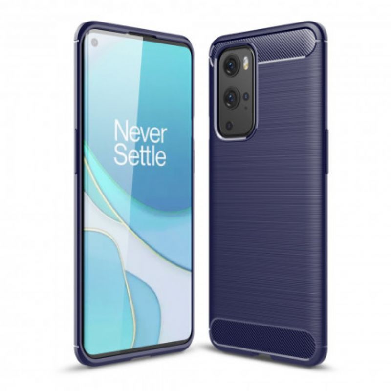 Cover OnePlus 9 Pro Børstet Kulfiber