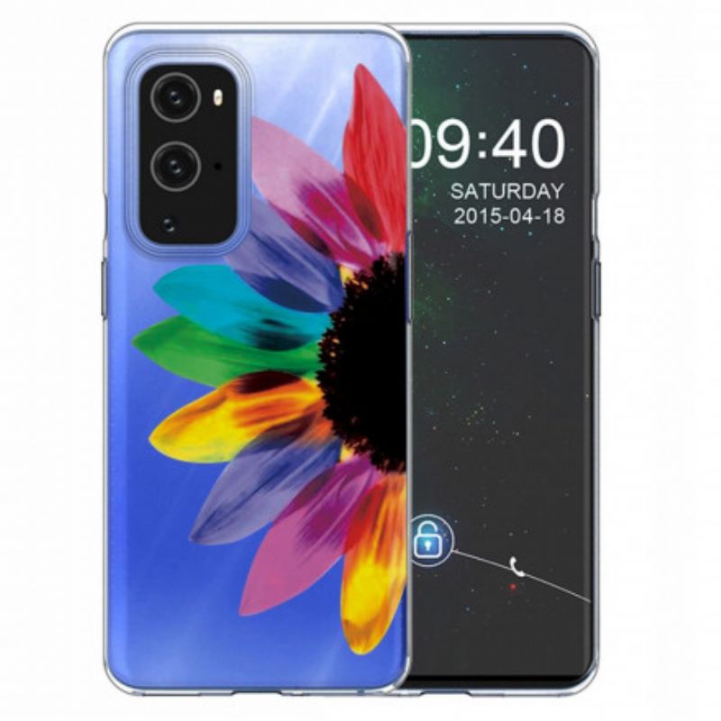 Cover OnePlus 9 Pro Farverig Blomst