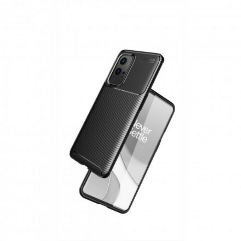 Cover OnePlus 9 Pro Fleksibel Kulfibertekstur